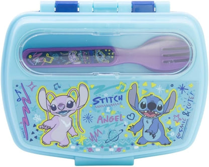 Stitch - Funny Sandwich Box with Cutlery - Drawing