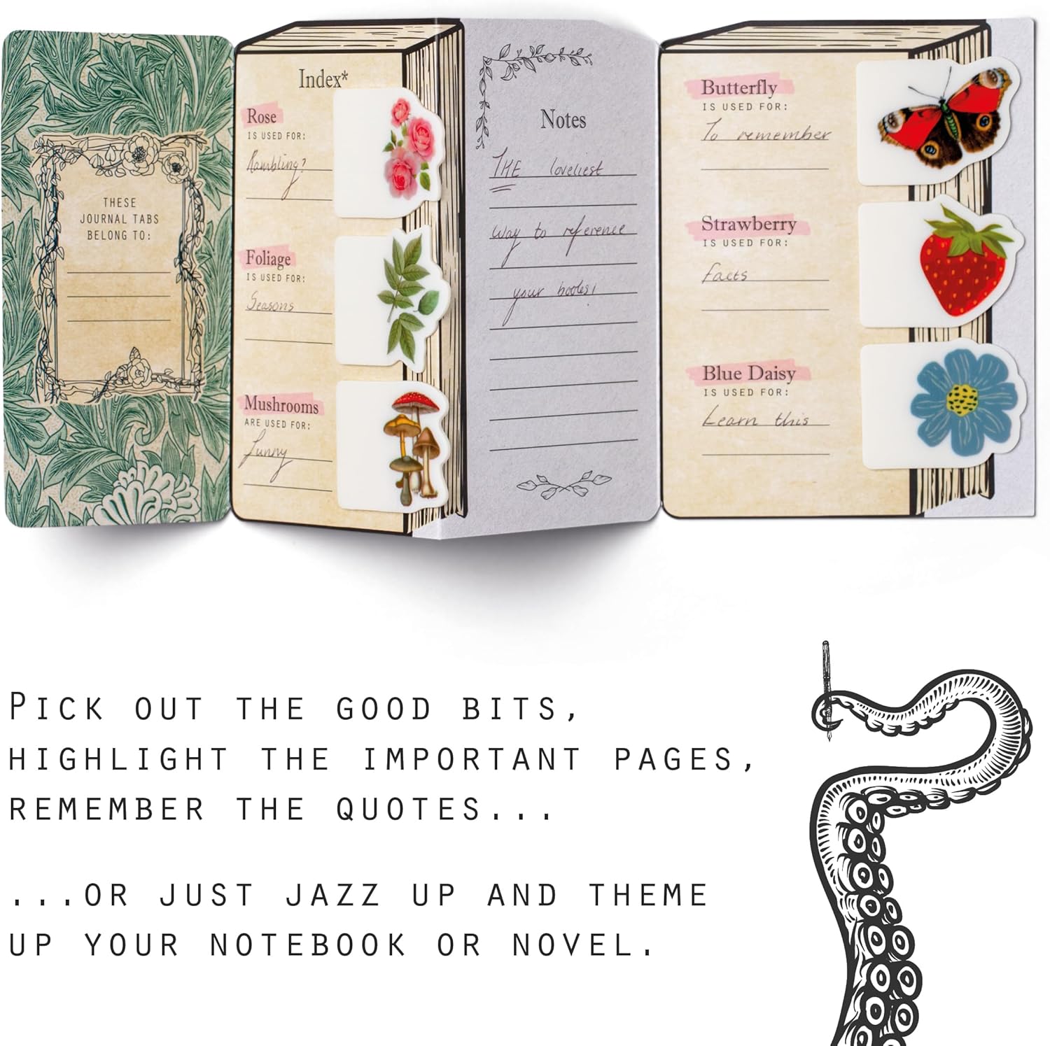 IF Eclectionery Journal Tabs, self Adhesive pagemarkers