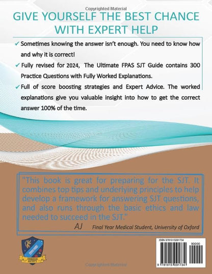 The Ultimate FPAS SJT Guide: 300 Practice Questions, Expert Advice, and Score Boosting Strategies for the NS Foundation Programme Situational Judgement Test