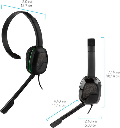 PDP Xbox One Afterglow LVL 1 Chat Headset 048-040, Black