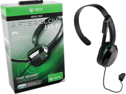 PDP Xbox One Afterglow LVL 1 Chat Headset 048-040, Black