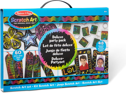 Melissa & Doug 42045 Deluxe Party Favour, Arts and Crafts, Scratch Art, 4+, Gift for Boy or Girl