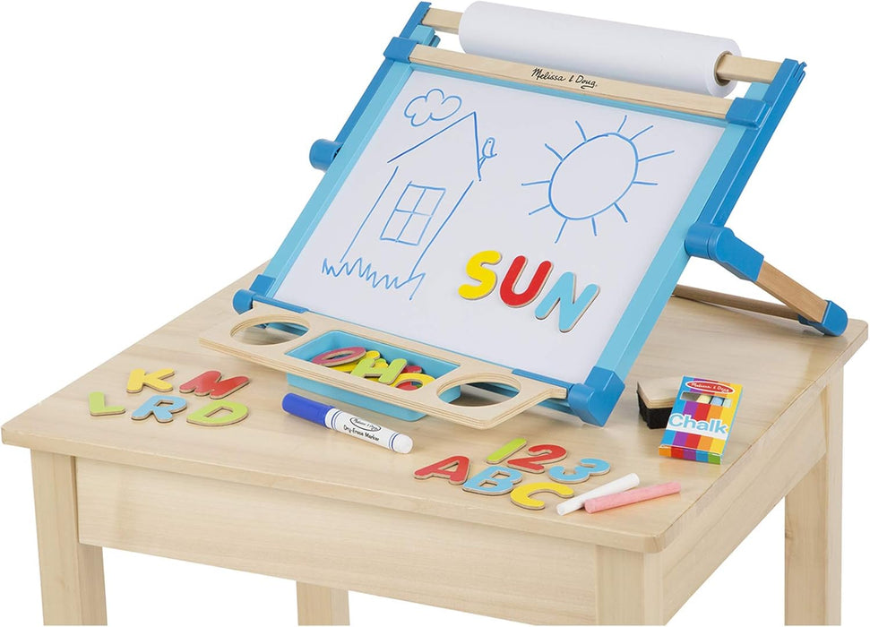 Melissa & Doug Double-Sided Magnetic Tabletop Easel (SIOC)
