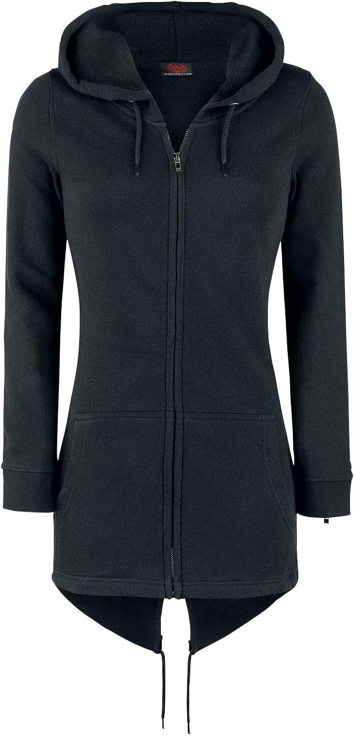 Spiral - Gothic Rock - Ladies Fish Tail Full Zip Hoody - Zip Sleeve