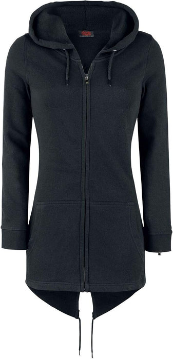Spiral - Gothic Rock - Ladies Fish Tail Full Zip Hoody - Zip Sleeve