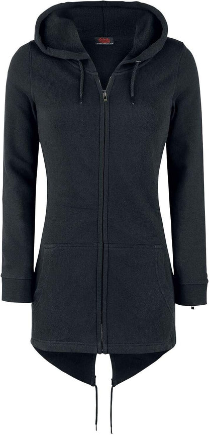 Spiral - Gothic Rock - Ladies Fish Tail Full Zip Hoody - Zip Sleeve
