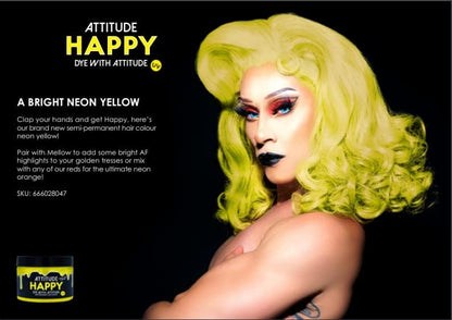Spiral - HAPPY UV YELLOW (Multicolour Hair Dyes) One Size