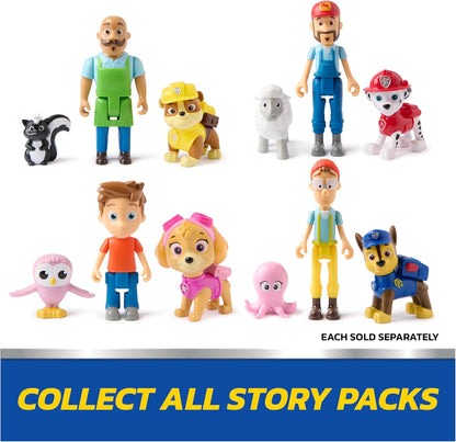 PAW Patrol Skye & Alex Porter Figure Pack with Lil Hootie Toy Figure, Kids Toys for Boys and Girls Ages 3 and Up