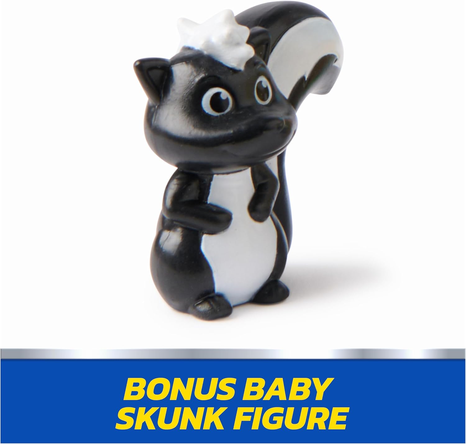 PAW Patrol Rubble & Mr. Porter Figure Pack with Skunk Toy Figure, Kids Toys for Boys and Girls Ages 3 and Up