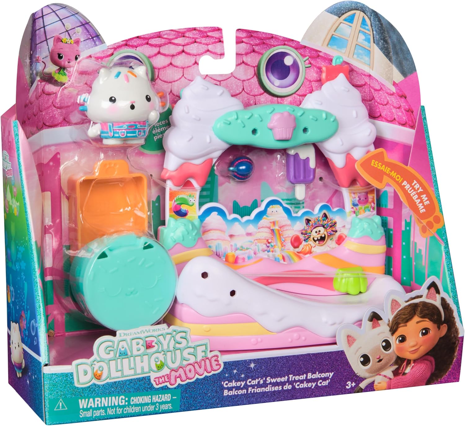 Gabby`S Dollhouse - Gabby`S Movie Balcony - Furrosted Fun (60741629