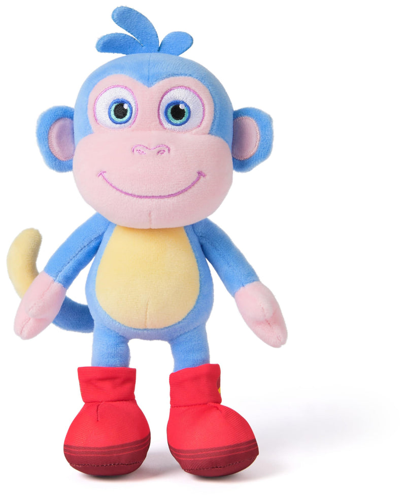 Dora Official Boots Plush Doll, Educational Toys, Plush Toys, Stuffed Monkey for Ages 3 and Up, 8”