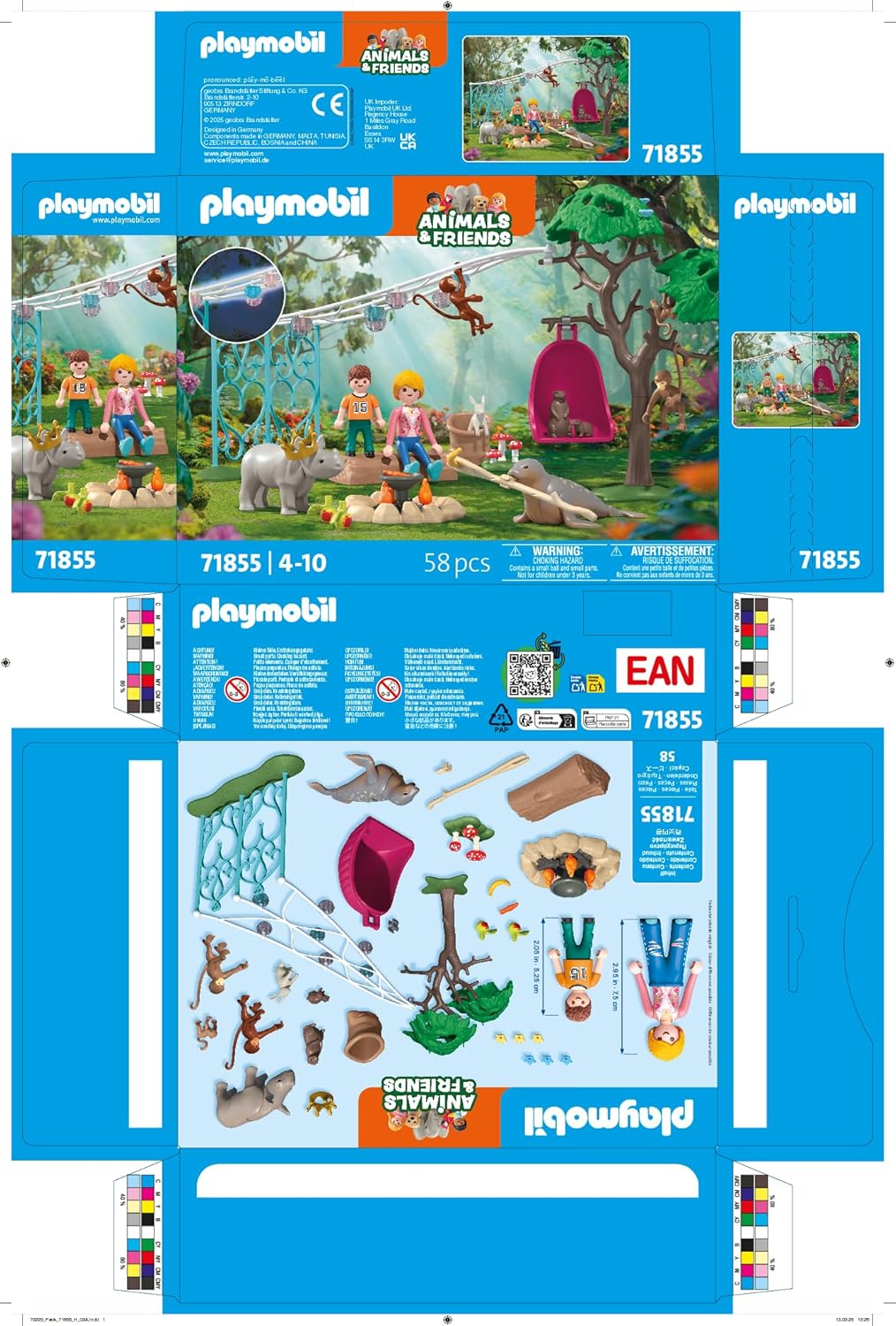 Playmobil - Animals & Friends: Birthday Party Fun (71855)