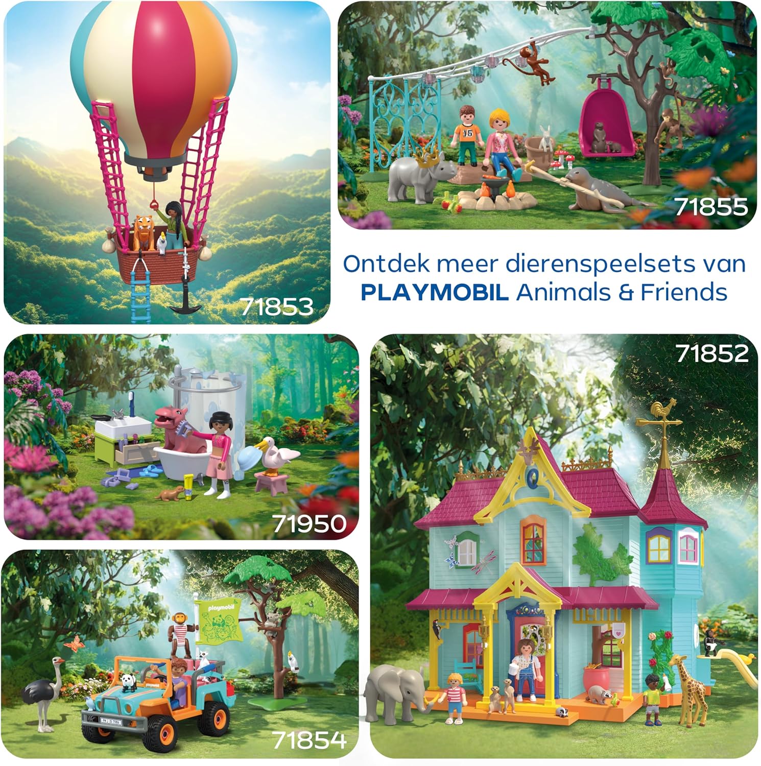 Playmobil - Animals & Friends: Birthday Party Fun (71855)