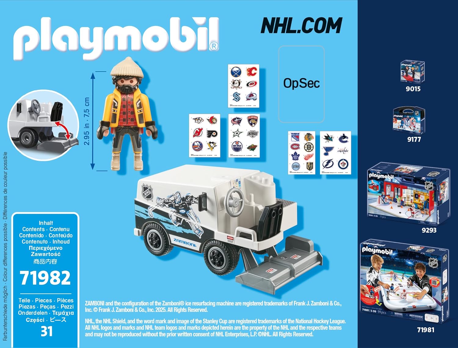 Playmobil NHL Zamboni Machine