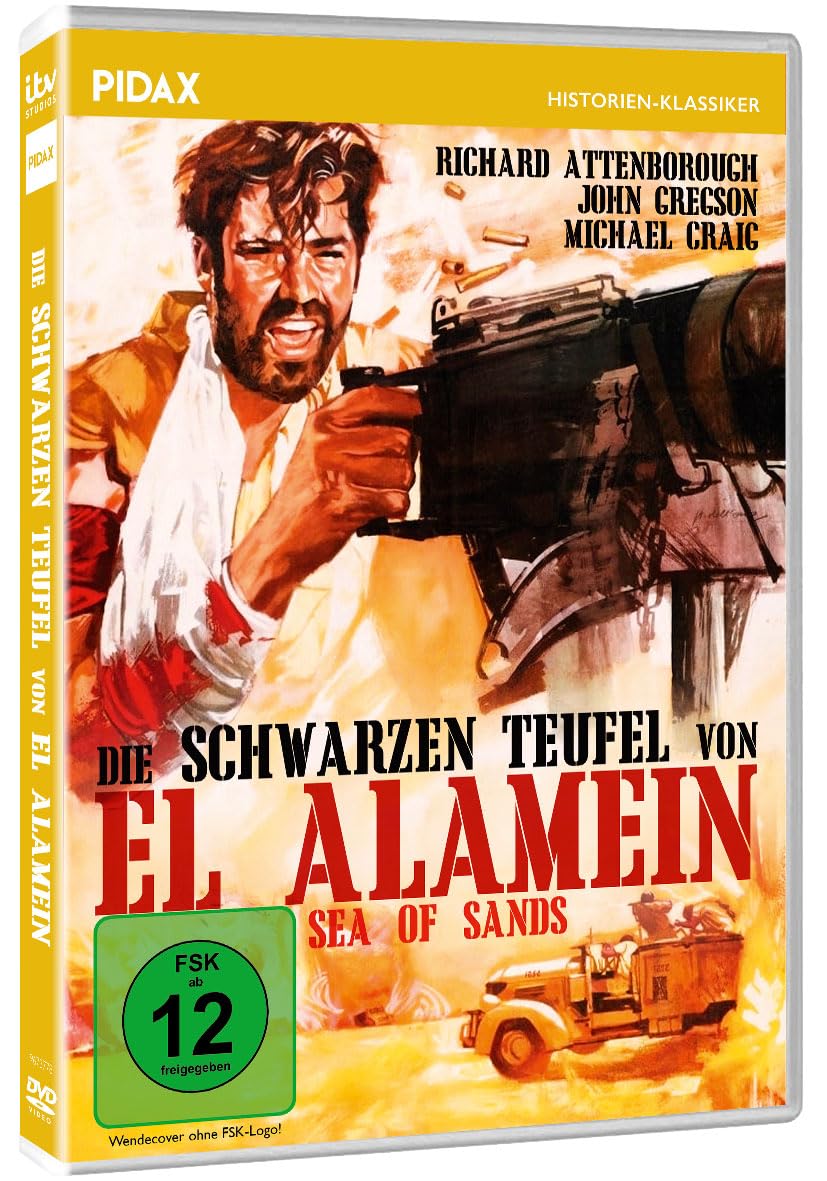 Die schwarzen Teufel von El Alamein (Sea of Sand) / Hervorragendes Kriegsabenteuer mit Starbesetzung (Pidax Historien-Klassiker