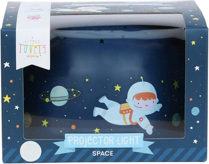 A Little Lovely Company - Projector Light - Space - 13.8 X 8.5 X 13.8 Cm