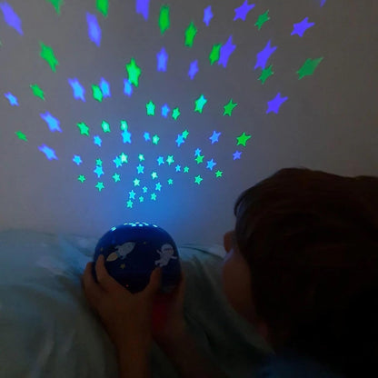 A Little Lovely Company - Projector Light - Space - 13.8 X 8.5 X 13.8 Cm