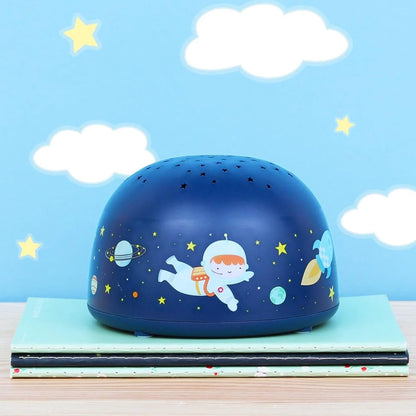 A Little Lovely Company - Projector Light - Space - 13.8 X 8.5 X 13.8 Cm