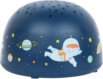 A Little Lovely Company - Projector Light - Space - 13.8 X 8.5 X 13.8 Cm