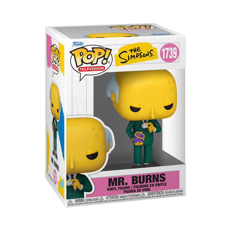Funko Pop! TV: Simpsons 1- Mr. BurnsBurns - The Simpsons - Figura de Vinilo Coleccionable - Idea de Regalo - Mercancia Oficial - Juguetes para Niños y Adultos - TV Fans - Muñeco para Coleccionistas