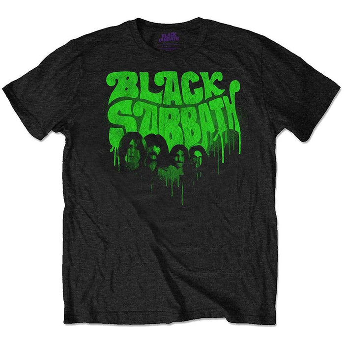 Black Sabbath T Shirt Graffiti Band Logo Nuovo Ufficiale Unisex Nero
