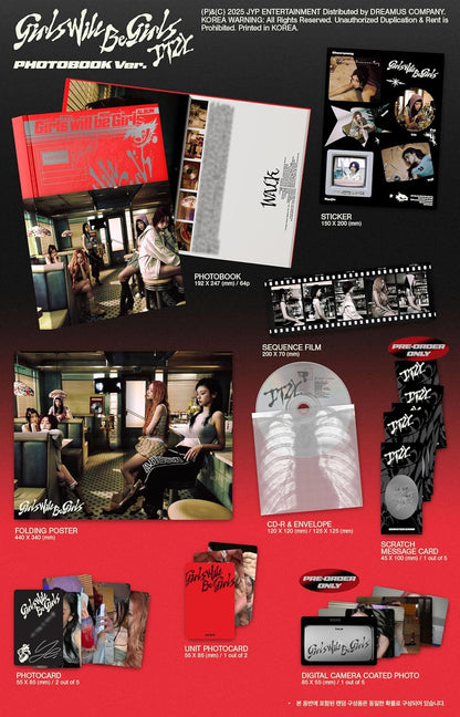 ITZY Girls Will Be Girls Photobook Ver.