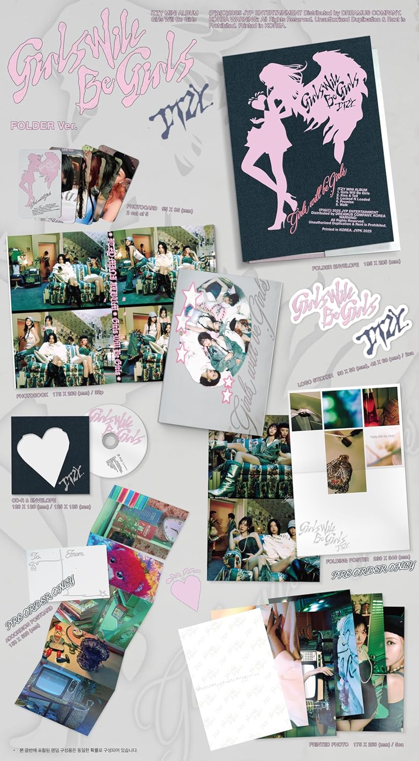 Audio Cd Itzy - Girls Will Be Girls (Folder Ver.