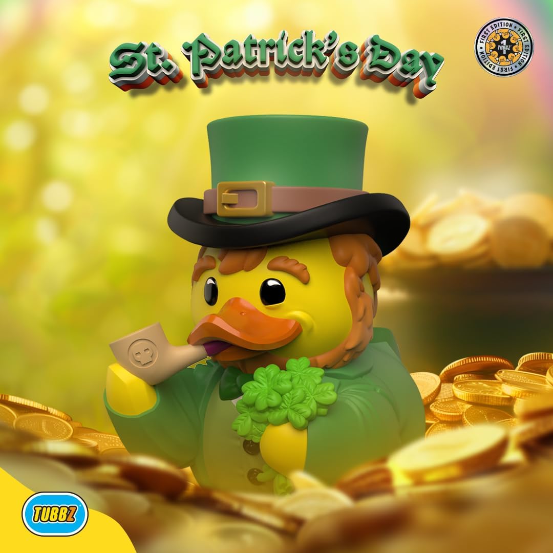 TUBBZ First Edition: St Patrick's Day Leprechaun Cosplaying Rubber Duck Vinyl Figure