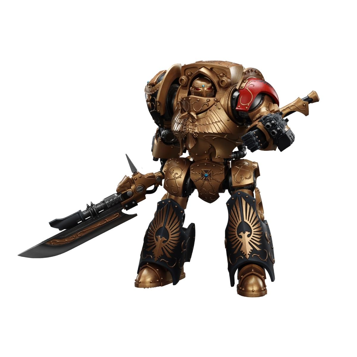 JoyToy Warhammer 40K Legio Custodes Contemptor Achillus Dreadnought 1:18 Scale Action Figure