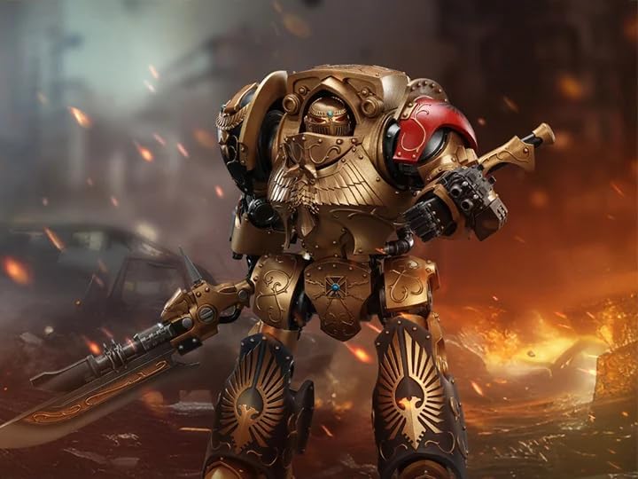 JoyToy Warhammer 40K Legio Custodes Contemptor Achillus Dreadnought 1:18 Scale Action Figure