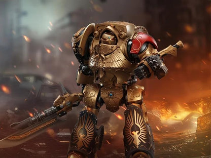 JoyToy Warhammer 40K Legio Custodes Contemptor Achillus Dreadnought 1:18 Scale Action Figure