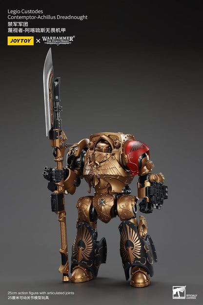 JoyToy Warhammer 40K Legio Custodes Contemptor Achillus Dreadnought 1:18 Scale Action Figure