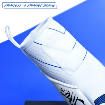 Precision Elite 3.0 Giga Goalkeeper Gloves, 4 mm Giga Latex Grip, Super Lite Negative Cut, All Weather Strapless or Strapped Fit