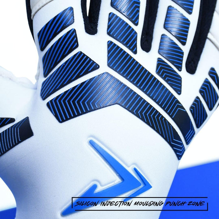 Precision Elite 3.0 Giga Goalkeeper Gloves, 4 mm Giga Latex Grip, Super Lite Negative Cut, All Weather Strapless or Strapped Fit