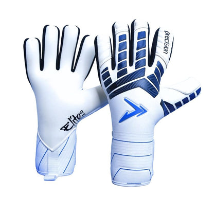 Precision Elite 3.0 Giga Goalkeeper Gloves, 4 mm Giga Latex Grip, Super Lite Negative Cut, All Weather Strapless or Strapped Fit
