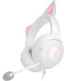 Razer Kraken Kitty V2 - Wired RGB Headset with Kitty Ears for gaming and streaming (325 g, TriForce 40 mm Drivers, HyperClear Cardioid Mic, Surround Sound) White