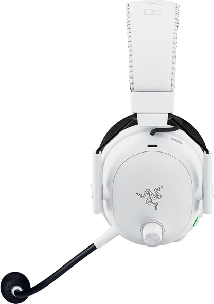 Razer BlackShark V3 Pro - Wireless ANC Esports Headset - Active Noise Cancellation - Drivers 50mm - Detachable HyperClear Mic - Wireless HyperSpeed 2,4 GHz & Bluetooth - FPS - PC/Mac | White