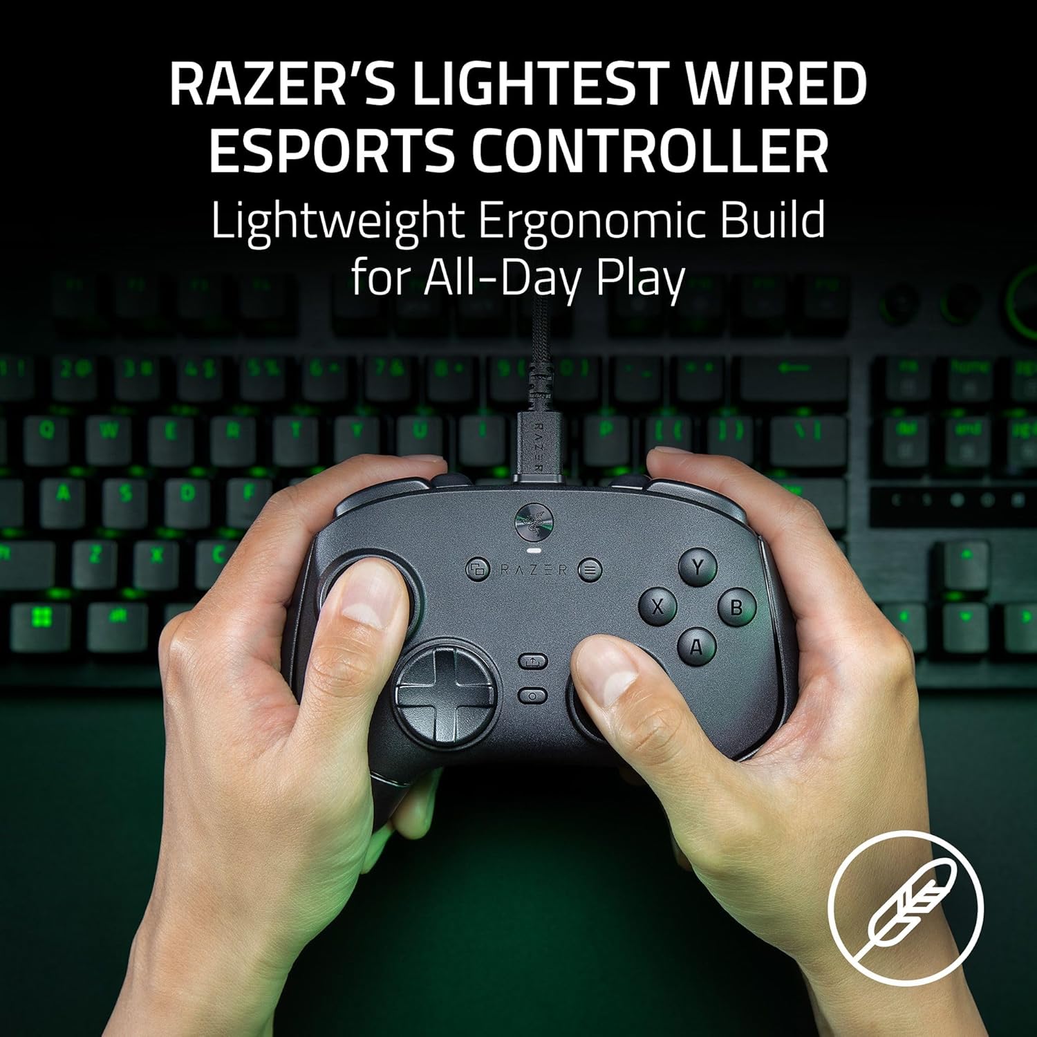Razer Wolverine V3 Tournament Edition 8K PC - Wired Esports Controller for PC (8K Hz HyperPolling, TMR Thumbsticks with Swappable Caps, 4 Mouse Click Back Buttons & 2 Claw Grip Bumpers) Black