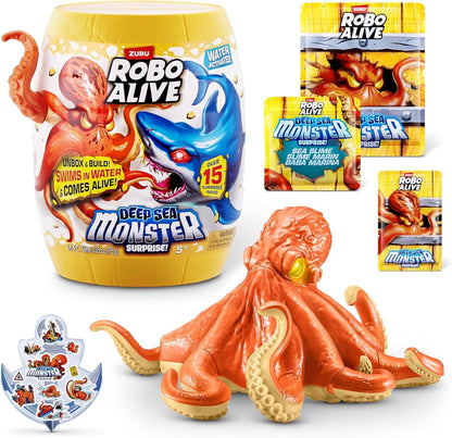 ZURU Robo Alive Deep Sea Monster Surprise Shark Figure