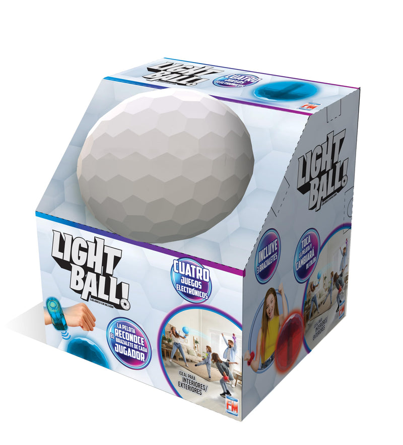 Glow Ball – Colour changing soft ball with 3 interactive wristbands, 4 fast-action games in 1, Impeccable for Indoor and Outdoor competitive play
