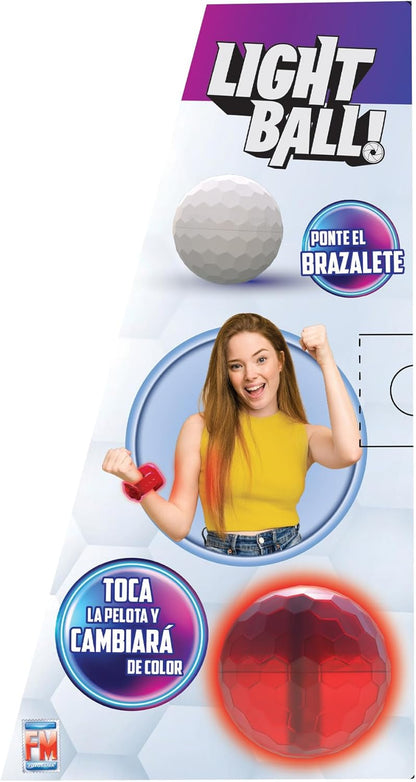 Glow Ball – Colour changing soft ball with 3 interactive wristbands, 4 fast-action games in 1, Impeccable for Indoor and Outdoor competitive play