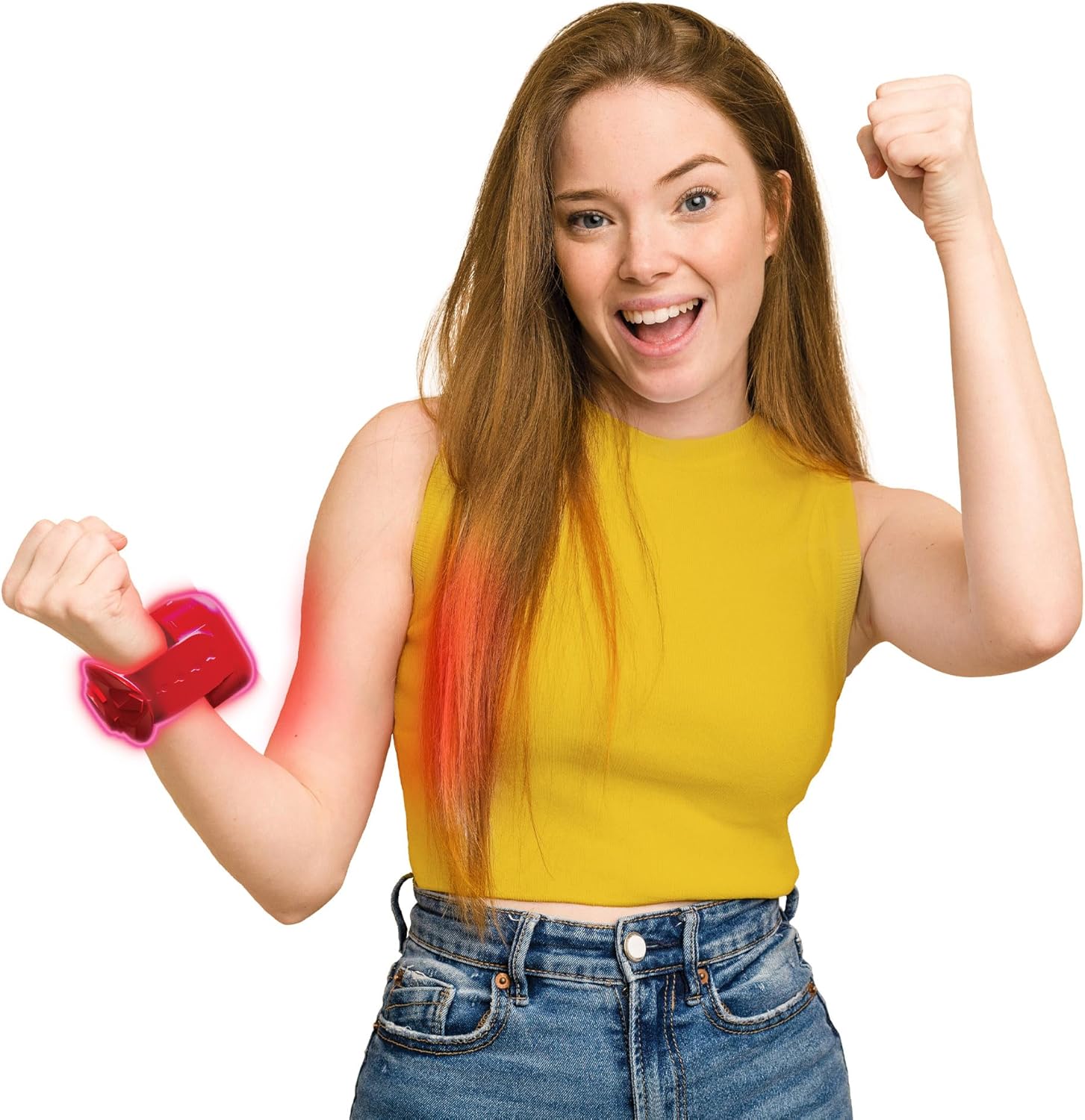 Glow Ball – Colour changing soft ball with 3 interactive wristbands, 4 fast-action games in 1, Impeccable for Indoor and Outdoor competitive play