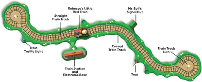 Peppa Pig Whizz Around Clickety Clack Train Set