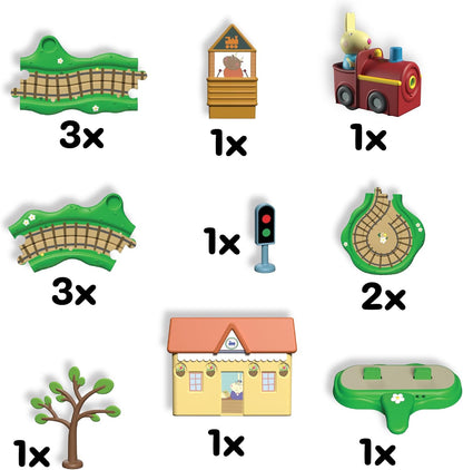 Peppa Pig Whizz Around Clickety Clack Train Set
