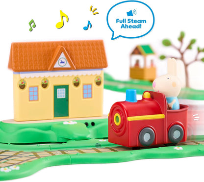 Peppa Pig Whizz Around Clickety Clack Train Set