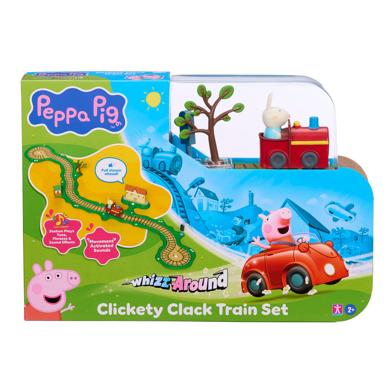 Peppa Pig Whizz Around Clickety Clack Train Set
