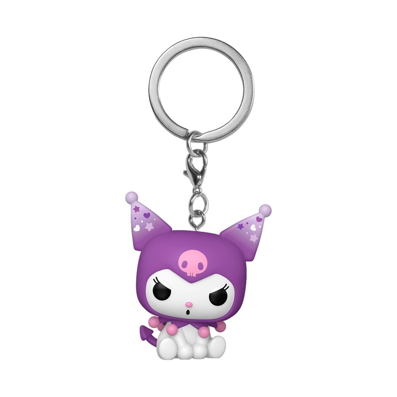 Funko Pop! Keychain: K/Mystery Mini - Kuromi - Hello Kitty - Neuartiger Schlüsselanhänger - Vinyl-Minifigur Zum Sammeln - Strumpffüller - Geschenkidee - Offizielle Handelswaren - Anime Fans