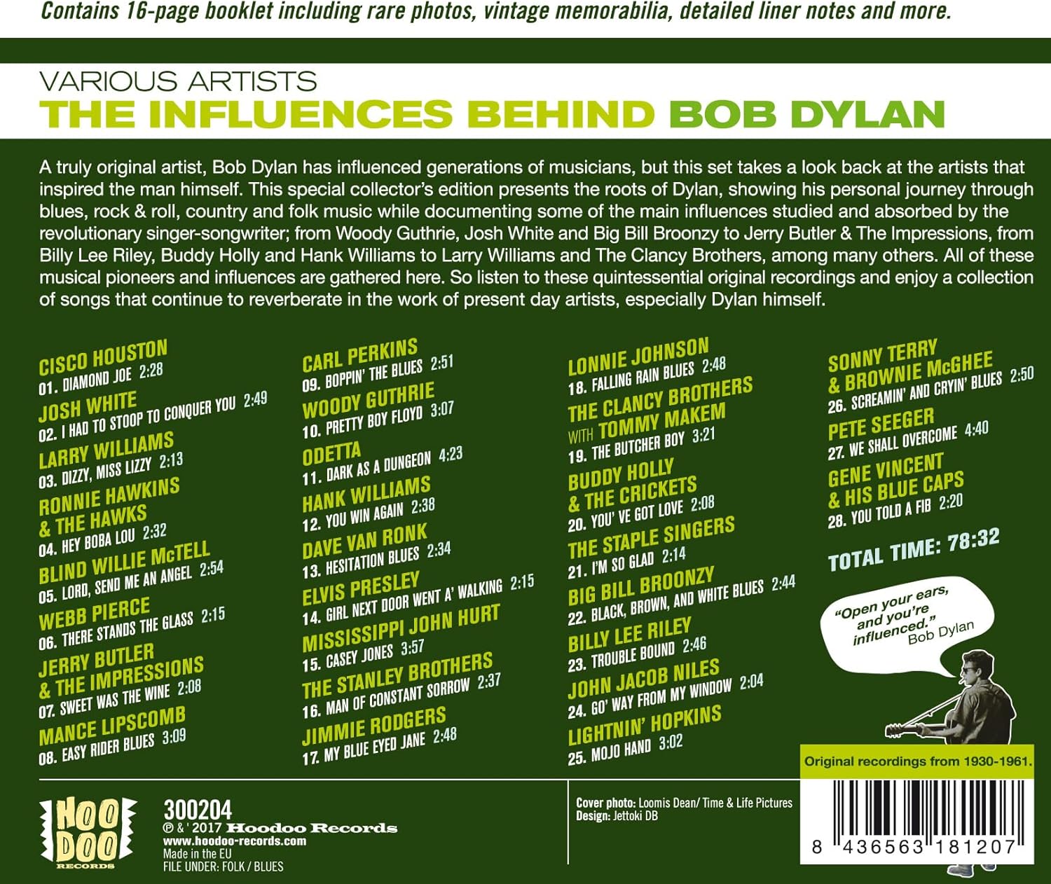 The Influences Behind Bob Dylan