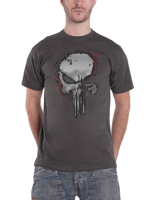 Marvel: Rock Off - Punisher Metallic Skull (T-Shirt Unisex Tg. Xl)