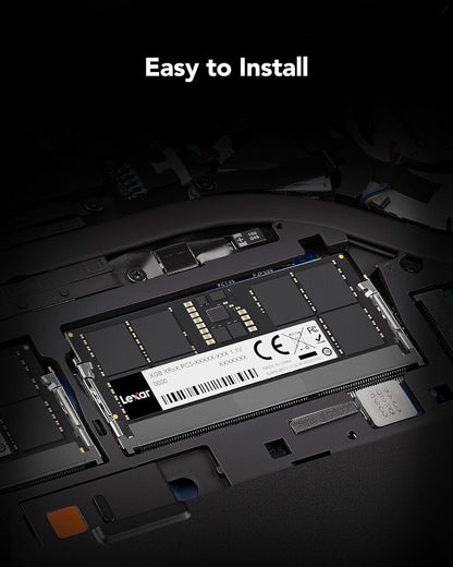 Barrette+m%C3%A9moire+8GB+SODIMM+DDR5+Lexar+5600Mhz+%28Black%29
